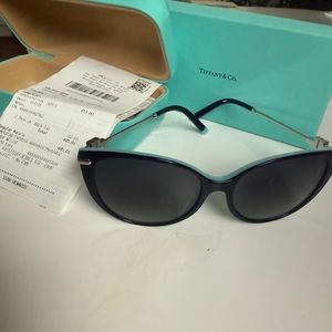 Tiffany & Co. Black Oversized Sunglasses